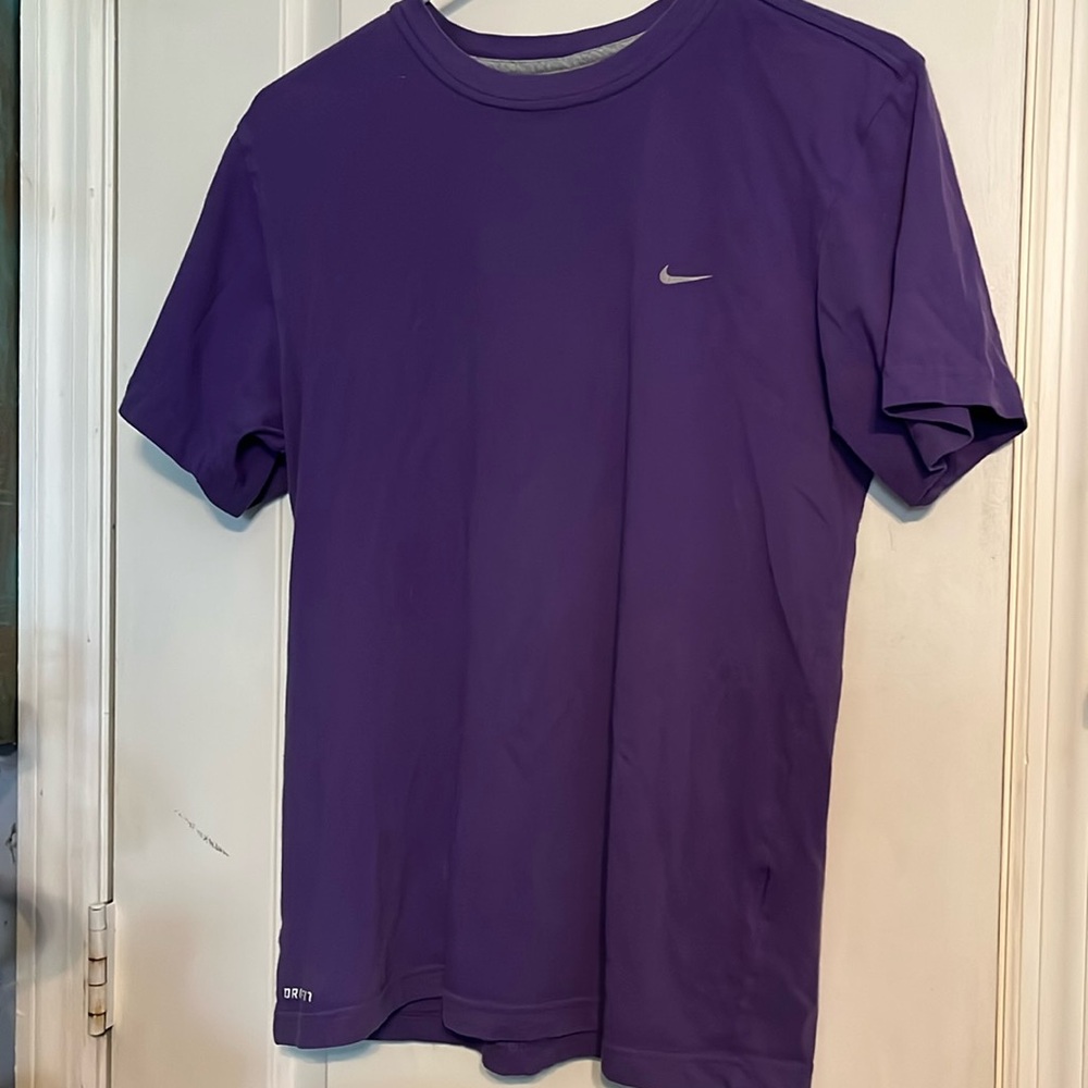 Nike Dri Fit size Small purple tee. Gently worn